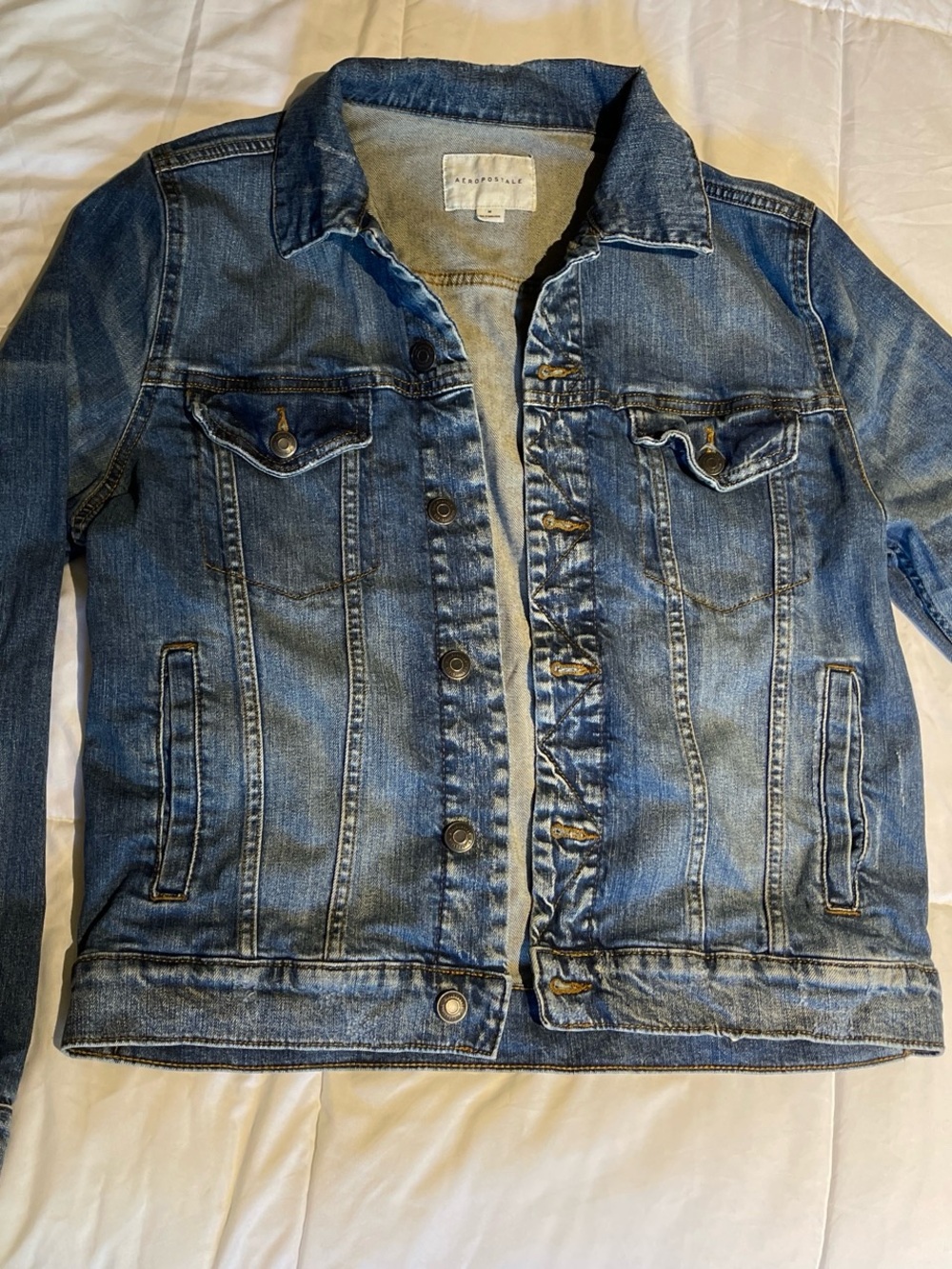 Aeropostale Men's Blue Denim Jacket